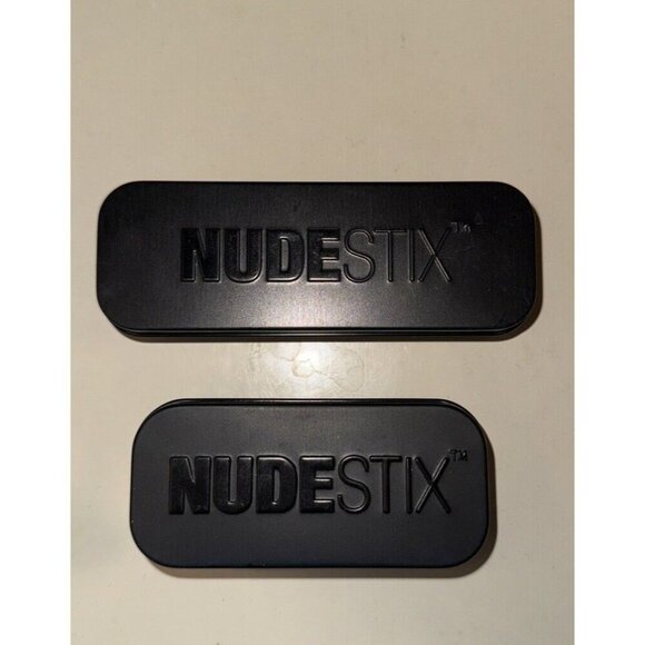 EMPTY Nudestix Small Metal Case with internal mirror  Pack of 2 - Picture 1 of 4